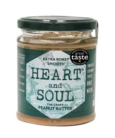 Heart and Soul Extra Roast Smooth Peanut Butter Jar - 280g