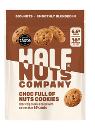 Half Nuts Company 50% Nuts Choc Chip Cookies - 100g