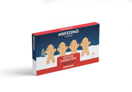Montezuma's Blonde Chocolate Gingerbread Men Shapes - 60g