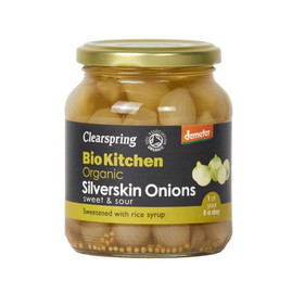 Clearspring Demeter Organic Silverskin Onions Sweet & Sour - Set of 6