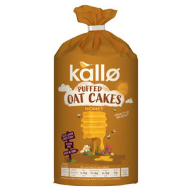 Kallo Honey Puffed Oat Cakes - 118g