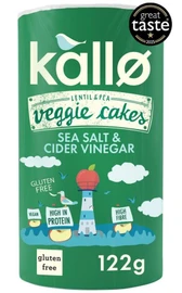 Kallo Salt and Vinegar Veggie Cakes - 122g
