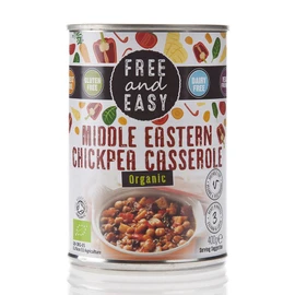 Free & Easy Organic Middle Eastern Chick Pea Casserole - 400g