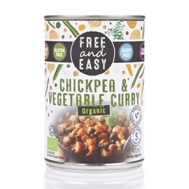 Free & Easy Organic Chick Pea & Vegetable Curry - 400g