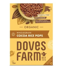 Doves Farm Organic Wholegrain Cocoa Rice Pops - 300g