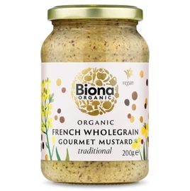Biona French Wholegrain Mustard Traditional Organic - 200g