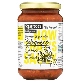 Realfoods by Organico Organic Vegan Bolognese Sauce with Pea Protein - 350g