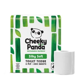 Cheeky Panda Plastic Free Ultra Sustainable Bamboo Toilet Roll - 4 Pack