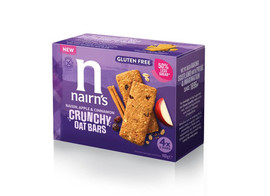 Nairns Gluten Free Raisin Apple & Cinnamon Crunchy Oat Bars - 160g