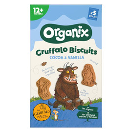 Organix Gruffalo Biscuits Cocoa & Vanilla - Set of 5 (20g each)