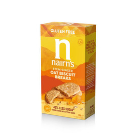 Nairns Gluten Free Biscuit Breaks Stem Ginger - 160g