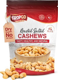 Tropgo Foods Roasted Salted Cashews - 170g