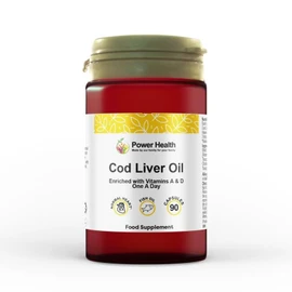 Power Health Cod Liver Oil Enriched with Vitamins A & D - 90 Capsules