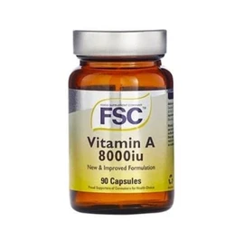 FSC Vitamin A 8000iu - 90 Capsules