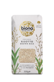 Biona Organic Brown Risotto Rice - 500g