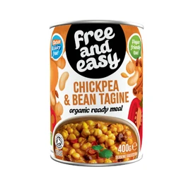 Free & Easy Organic Chickpea & Bean Tagine - 400g