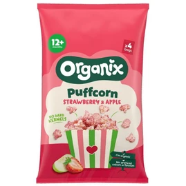 Organix Puffcorn Strawberry and Apple - Set of 4
