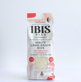 Ibis Rice Organic White Long Grain Rice Jasmine - 500g