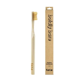 From Earth to Earth Boldly Bare Natural Firm Bamboo Toothbrush - 1 Unit