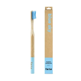 From Earth to Earth Blue Sky Soft Bamboo Toothbrush - 1 Unit