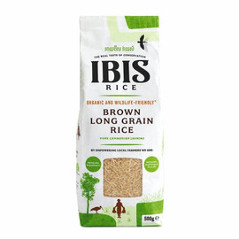 Ibis Rice Organic Brown Long Grain Rice Jasmine - 500g