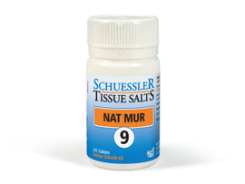 Schuessler Tissue Salts Nat Mur No 9 - 125 Tablets Schuessler Tissue Salts Nat Mur No 9 - 125 Tablets