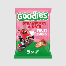 Goodies Kids Snack Strawberry & Date Fruit Bars - Set of 5