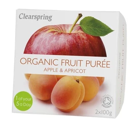 Clearspring Organic Fruit Puree Apple Apricot - Set of 2