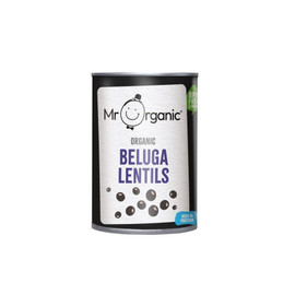 Mr Organic Beluga Lentils - 400g
