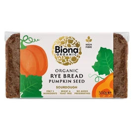 Biona Organic Rye Bread Pumpkin Seed - 500g