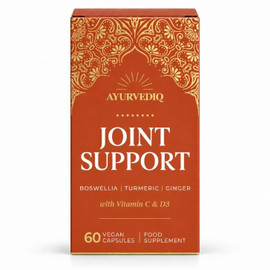Ayurvediq Wellness Joint Support with Vitamin C + D3 - 60 Vegan Capsules
