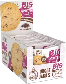 Uncle Jack's Big Protein Cookie Oatmeal Raisin - 12 x 100g