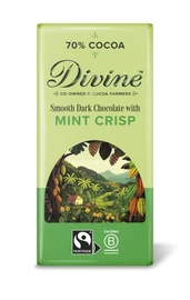 Divine Chocolate Mint Dark Chocolate - 90g