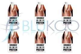 Grounded Chocolate Dairy Free Plant-Based Protein Milkshakes - 490ml(Pack of 6)