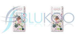 Bennetto Organic Creamy Strawberry Vegan Chocolate Bar - 75g(Pack of 2)