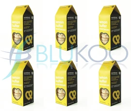 Kent and Fraser Gluten-Free Buttery Lemon Shortbread - 125g(Pack of 6)