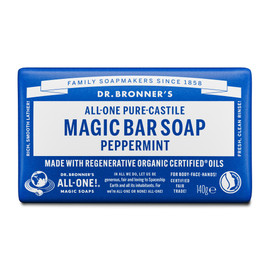 Dr Bronner Organic Peppermint Soap Bar - 140g