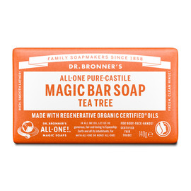 Dr Bronner Organic Tea Tree Soap Bar - 140g