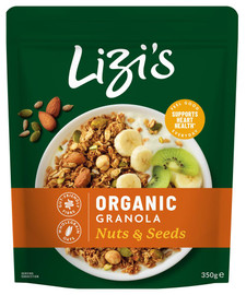 Lizi's Organic Granola Nuts & Seeds - 350g Lizi's Organic Granola Nuts & Seeds - 350g