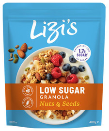 Lizi's Low Sugar Granola Nuts & Seeds - 400g Lizi's Low Sugar Granola Nuts & Seeds - 400g