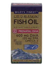 Wiley's Finest Prenatal DHA - 60 Capsules Wiley's Finest Prenatal DHA - 60 Capsules