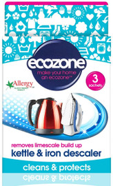 Ecozone Kettle and Iron Descaler - 3 Sachets Ecozone Kettle and Iron Descaler - 3 Sachets