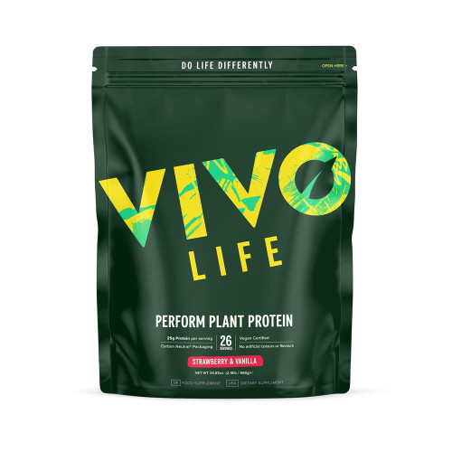Vivo Life Perform Strawberry & Vanilla Plant Protein - 988g