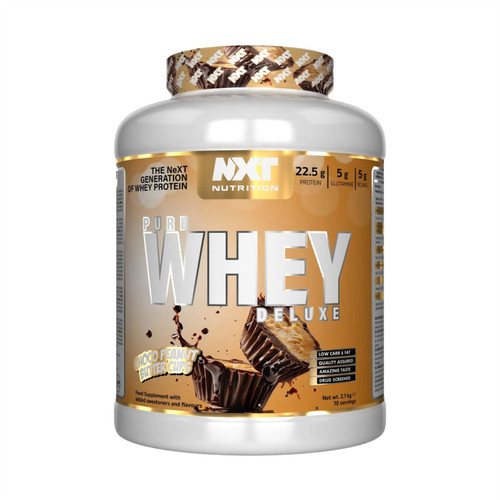 NXT Nutrition Pure Whey Deluxe Choco Peanut Butter Cups - 2.1kg