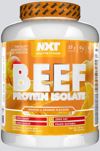 NXT Nutrition Beef Protein Isolate Mango & Orange - 1.8kg