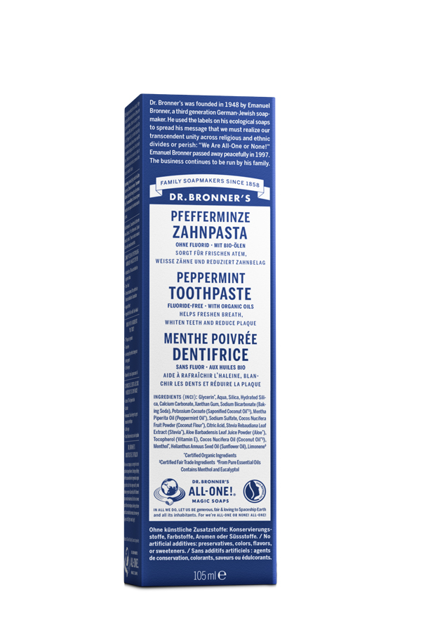 Dr Bronner Peppermint All One Toothpaste 148ml Blukoo