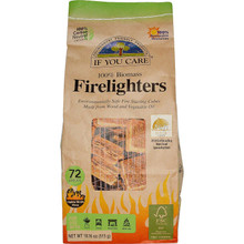 If You Care Firelighters - Non Toxic - 72 Pieces