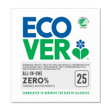 Ecover Zero All-in-One Dishwasher Tablets - 25 Tablets