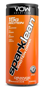 Vow Nutrition Sparklean Orange Protein Drink - 330ml (Pack of 12)