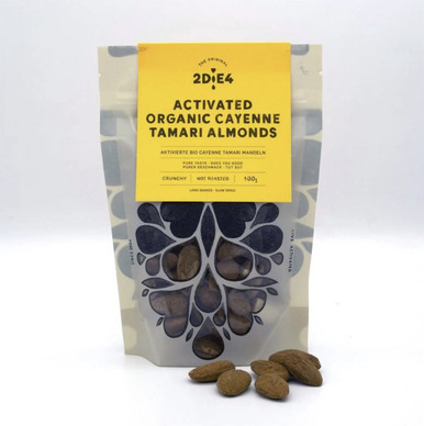 2DiE4 Activated Organic Cayenne Tamari Almonds 100g | Blukoo